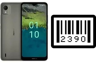 How to find the serial number on Nokia C110