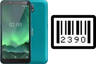 How to find the serial number on Nokia C2