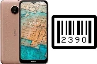 How to find the serial number on Nokia C20