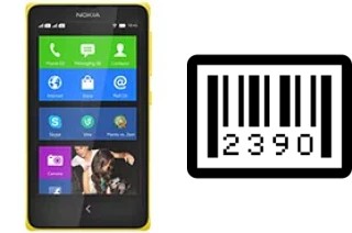 How to find the serial number on Nokia X