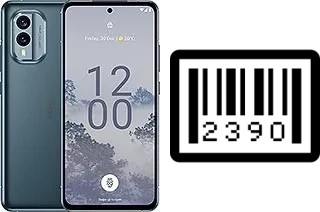 How to find the serial number on Nokia X30