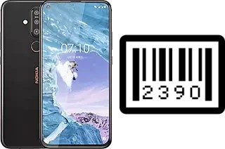 How to find the serial number on Nokia X71