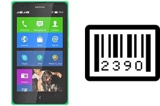 How to find the serial number on Nokia XL