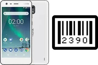 How to find the serial number on Nokia 2