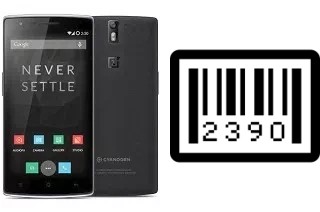 How to find the serial number on OnePlus One