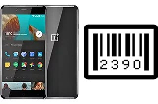 How to find the serial number on OnePlus X