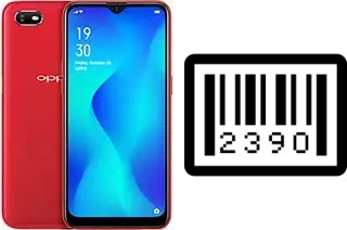 How to find the serial number on Oppo A1k