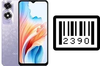 How to find the serial number on Oppo A2x