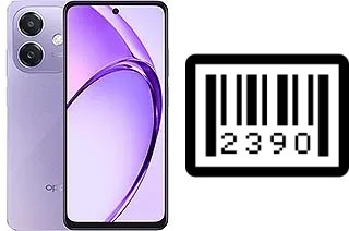 How to find the serial number on Oppo A3x