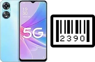 How to find the serial number on Oppo A58x