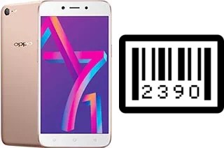 How to find the serial number on Oppo A71 (2018)