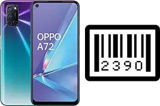 How to find the serial number on Oppo A72