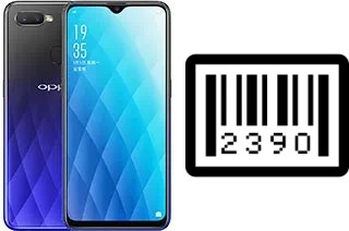 How to find the serial number on Oppo A7x