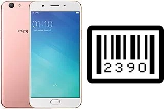 How to find the serial number on Oppo F1s