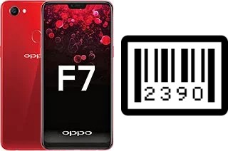 How to find the serial number on Oppo F7