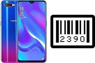 How to find the serial number on Oppo K1