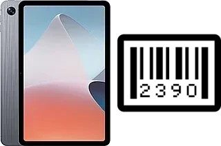 How to find the serial number on Oppo Pad Air