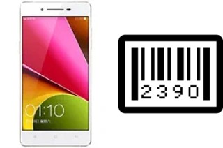 How to find the serial number on Oppo R1S