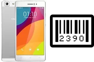 How to find the serial number on Oppo R5