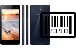 How to find the serial number on Oppo R6007