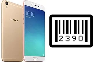 How to find the serial number on Oppo R9 Plus