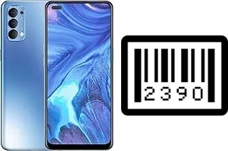 How to find the serial number on Oppo Reno4