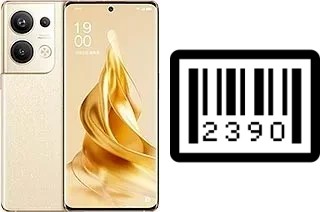 How to find the serial number on Oppo Reno9 Pro+