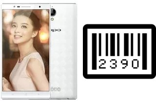 How to find the serial number on Oppo U3