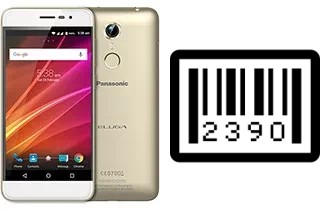 How to find the serial number on Panasonic Eluga Arc