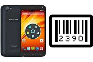 How to find the serial number on Panasonic P41