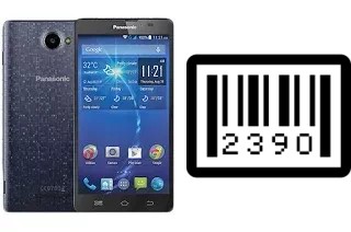 How to find the serial number on Panasonic P55