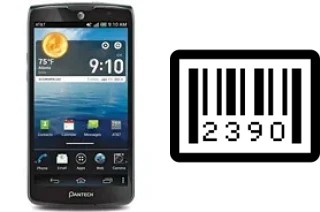 How to find the serial number on Pantech Discover