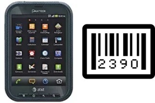 How to find the serial number on Pantech Pocket P9060