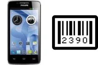 How to find the serial number on Philips D833