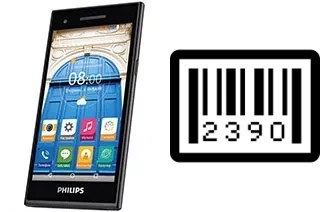 How to find the serial number on Philips S396