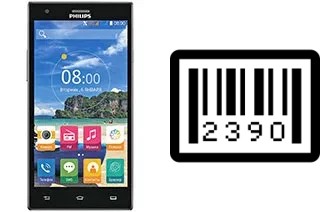 How to find the serial number on Philips S616