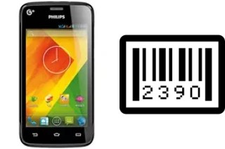 How to find the serial number on Philips T3566