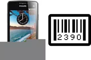 How to find the serial number on Philips T539