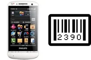 How to find the serial number on Philips T910