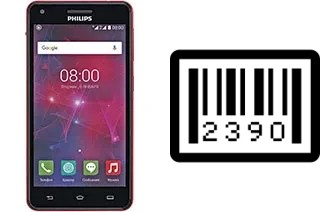 How to find the serial number on Philips V377