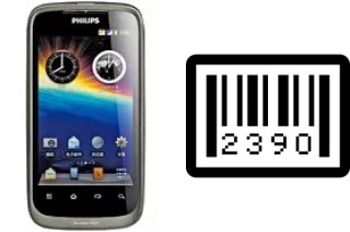 How to find the serial number on Philips W632