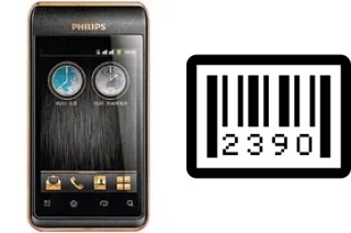 How to find the serial number on Philips W930