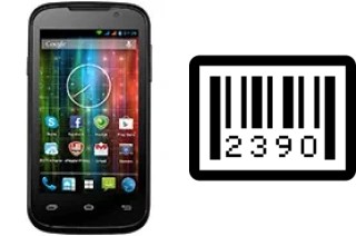 How to find the serial number on Prestigio MultiPhone 3400 Duo