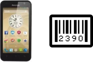 How to find the serial number on Prestigio MultiPhone 3450 DUO