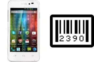 How to find the serial number on Prestigio MultiPhone 5430 Duo