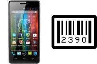 How to find the serial number on Prestigio MultiPhone 5450 Duo