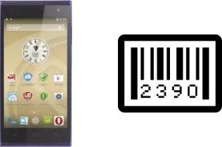 How to find the serial number on Prestigio MultiPhone 5455 DUO