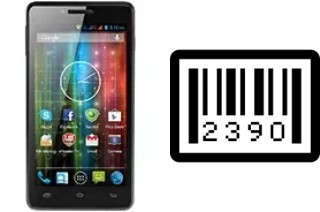 How to find the serial number on Prestigio MultiPhone 5500 Duo