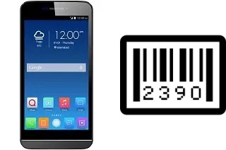 How to find the serial number on QMobile Noir LT250