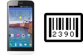 How to find the serial number on QMobile Noir A550